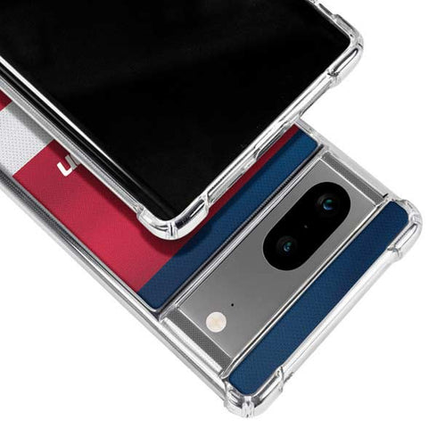 NBA Washington Wizards Jersey Google Pixel 8a Clear Case